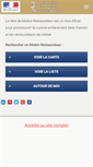 Mobile Screenshot of maitresrestaurateurs.com