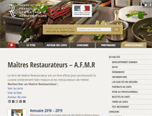 Tablet Screenshot of maitresrestaurateurs.com